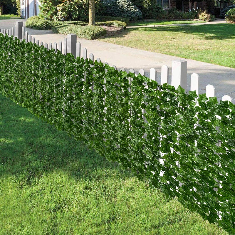 DearHouse Artificial Ivy Privacy Fence, 157.5x39in Artificial Hedges Fence and Faux Ivy Vine Leaf Decoration for Outdoor Decor, Garden Decor - Image 2
